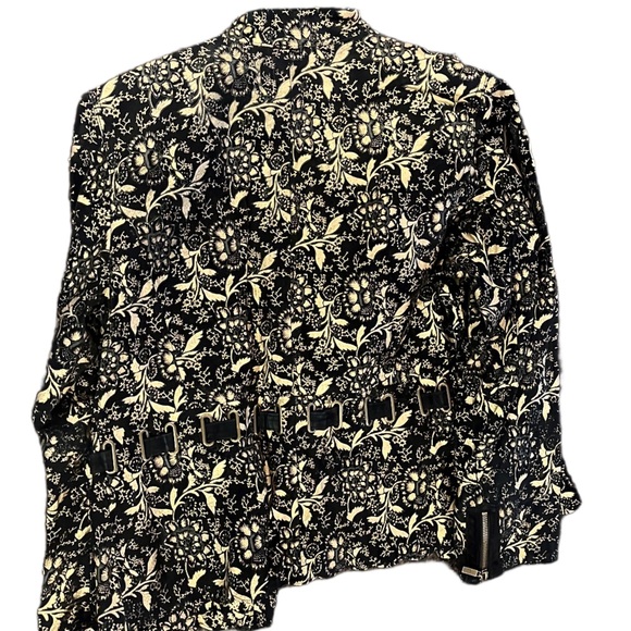 Women’s Pamela McCoy Black Patterned Jacket - Picture 2 of 2